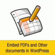 قراردادن PDF در پست های وردپرس