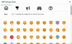 تنظیمات پلاگین WP Emoji One در وردپرس